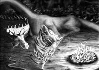 'Fire_Dance'    Realism, Fantasy Fine art print or poster