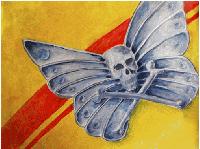 'Golden_Iron_Butterfly'   Original Oil Painting, canvas