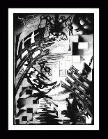 'Weaver'   Cubism and Surrealism influenced Fine Art Print, poster or original