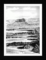 "Colorado Plateau" Publication       Pen and ink on paper